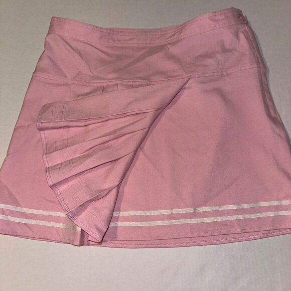 Urban Outfitters Baby Pink Uniform Cheerleader Skirt Side Zip Womens Large - Picture 7 of 8